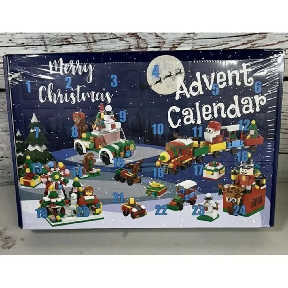 Advent Calendar 2023 Kids 24 Days‎ Building Blocks Toys Christmas Countdown New